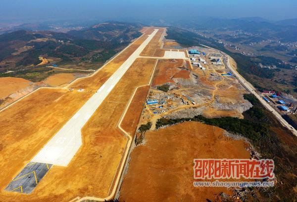 武冈机场航站楼主体工程已通过验收 预计年底试飞