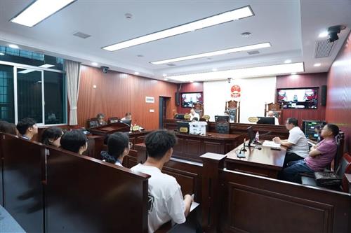 武冈法院举办公众开放日 青年学子进法院