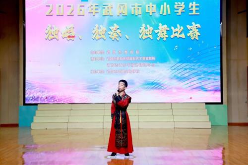 2026年武冈市中小学生独唱、独奏独舞比赛精彩纷呈