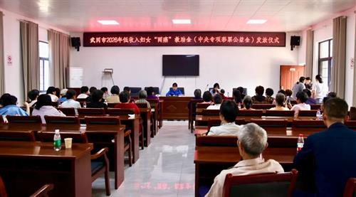 中央专项彩票公益金助力武冈40名“两癌”患病妇女获救助