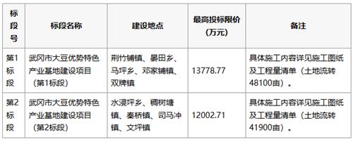 武冈将建成大豆优势特色产业基地，覆盖10个乡镇