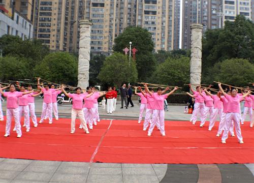 花漾健身玩出文艺味：武冈城乡老年健身协会2026年迎金秋全民健身文艺大会举行